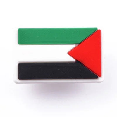 Palestine Flag Croc Pin