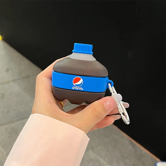 Pepsi Case for Galaxy Buds Live, Buds 2, Buds Pro, Buds 2 Pro, and Buds FE