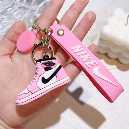 Pink Nike Air Jordan 3D PVC Keychain