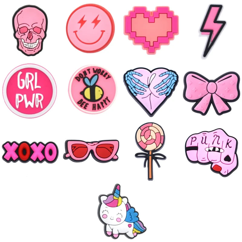 Pink Croc Charms for Crocs | Jibbtiz