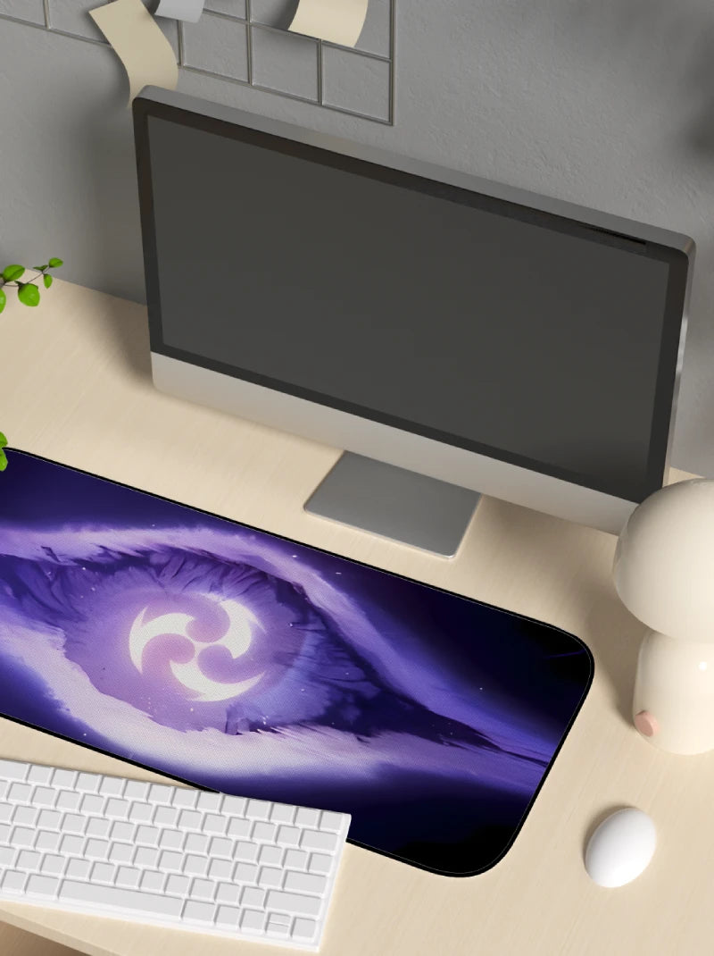 Raiden Ei Electro Plane of Euphymia Mousepad Genshin Impact Size 70 by 30 cm