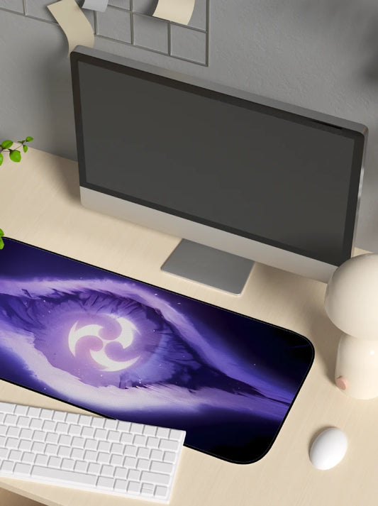 Raiden Ei Electro Plane of Euphymia Mousepad Genshin Impact Size 70 by 30 cm