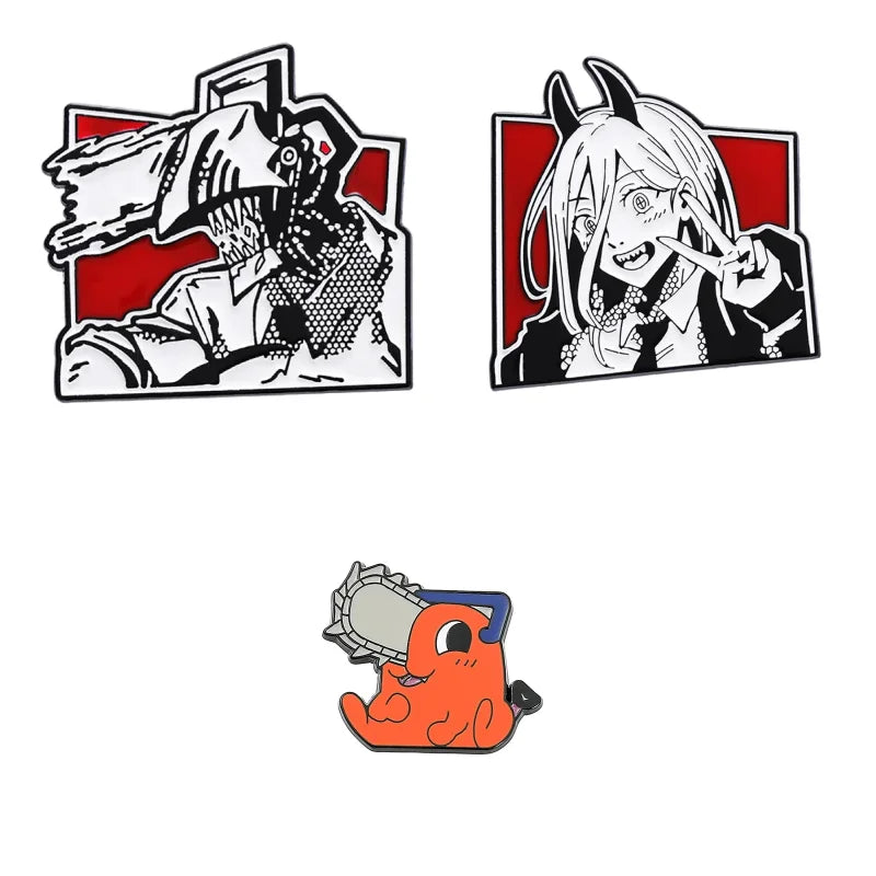 Chainsaw Man Enamel Pins