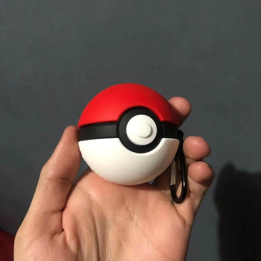 Pokemon Pokeball Cover for Galaxy Buds Live and Galaxy Buds 2 and Galaxy Buds 2 Pro and Galaxy Buds FE and Galaxy Buds Pro