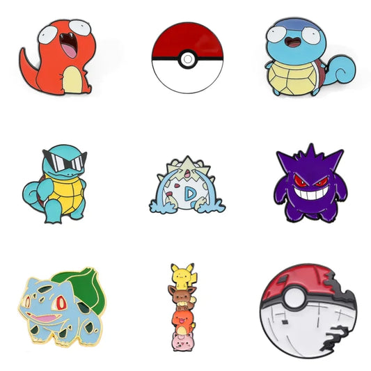 Collection of colorful cartoon characters on a white background