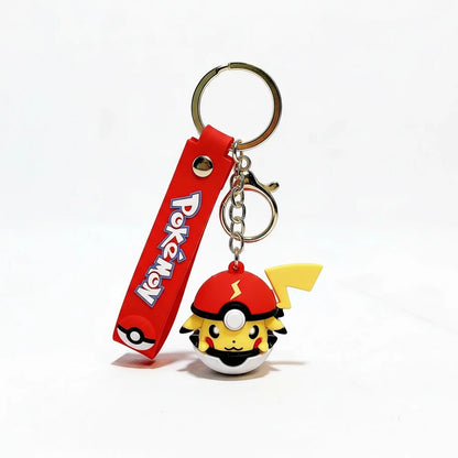 Keychain with Pokémon design on a white background