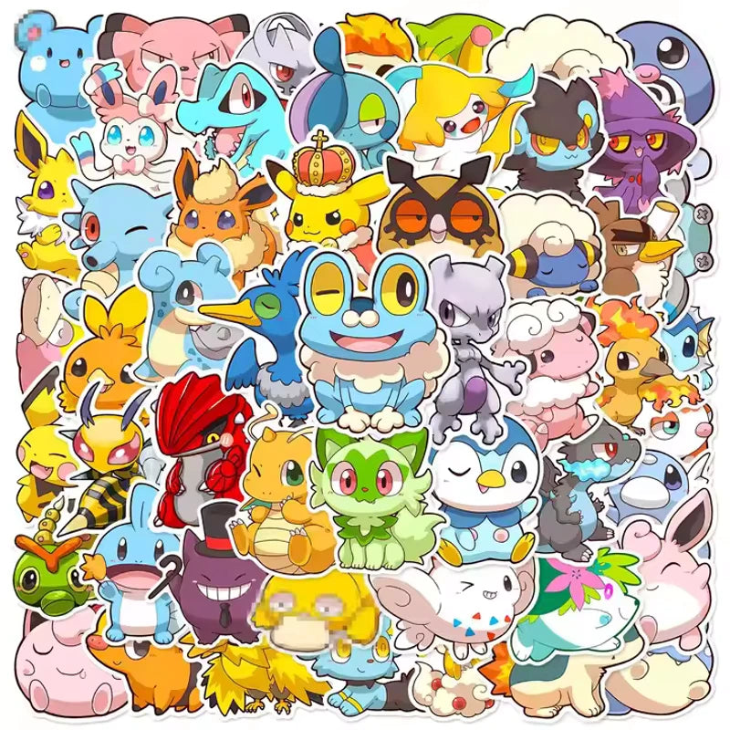 Pokemon Sticker Set of 50 pieces