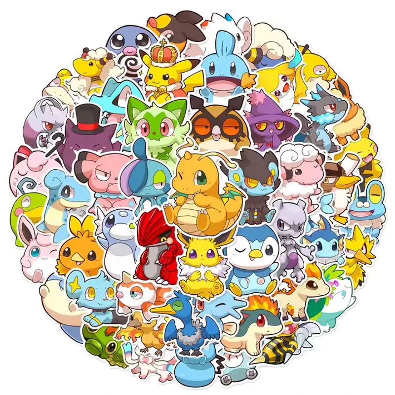 Pokemon Sticker Set of 50 pieces