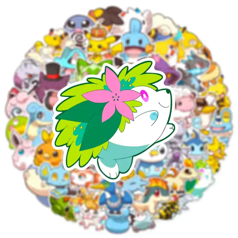 Pokemon Sticker Set of 50 pieces