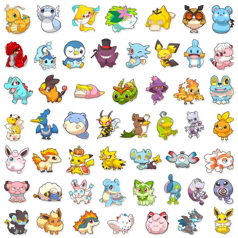 Pokemon Sticker Set of 50 pieces