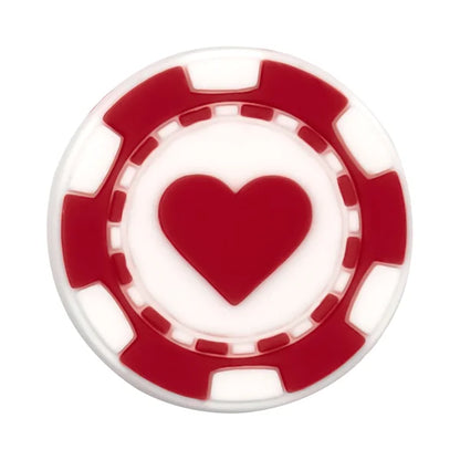 hearts token on a white background