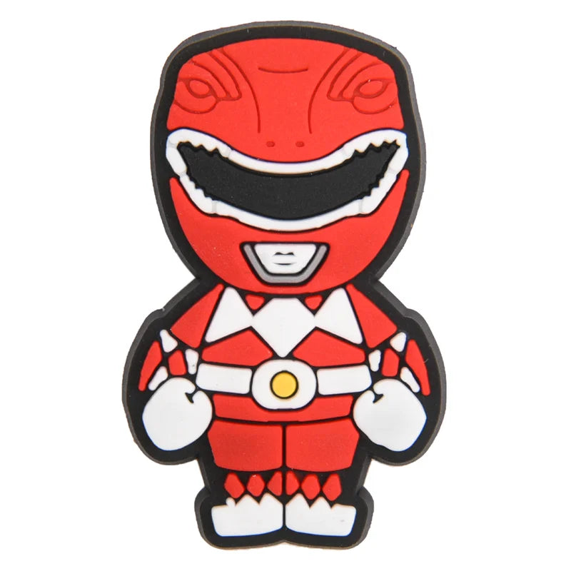 Jason Lee Scott Red Mighty Morphin Power Rangers Croc Charms for Crocs
