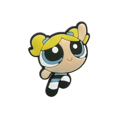 Bubbles Powerpuff Girls Croc Pins