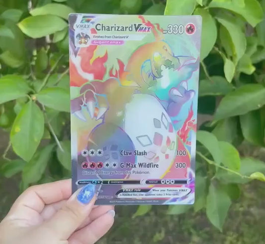 charizard vmax 3d motion car decal sticker