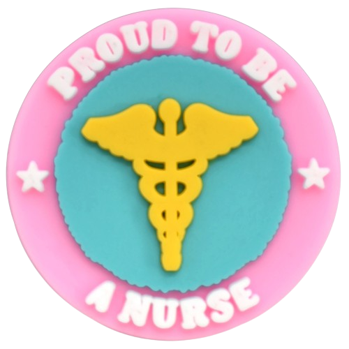 Proud To Be a Nurse Medical and Nursing Jibbitz Croc Charms - Crocs