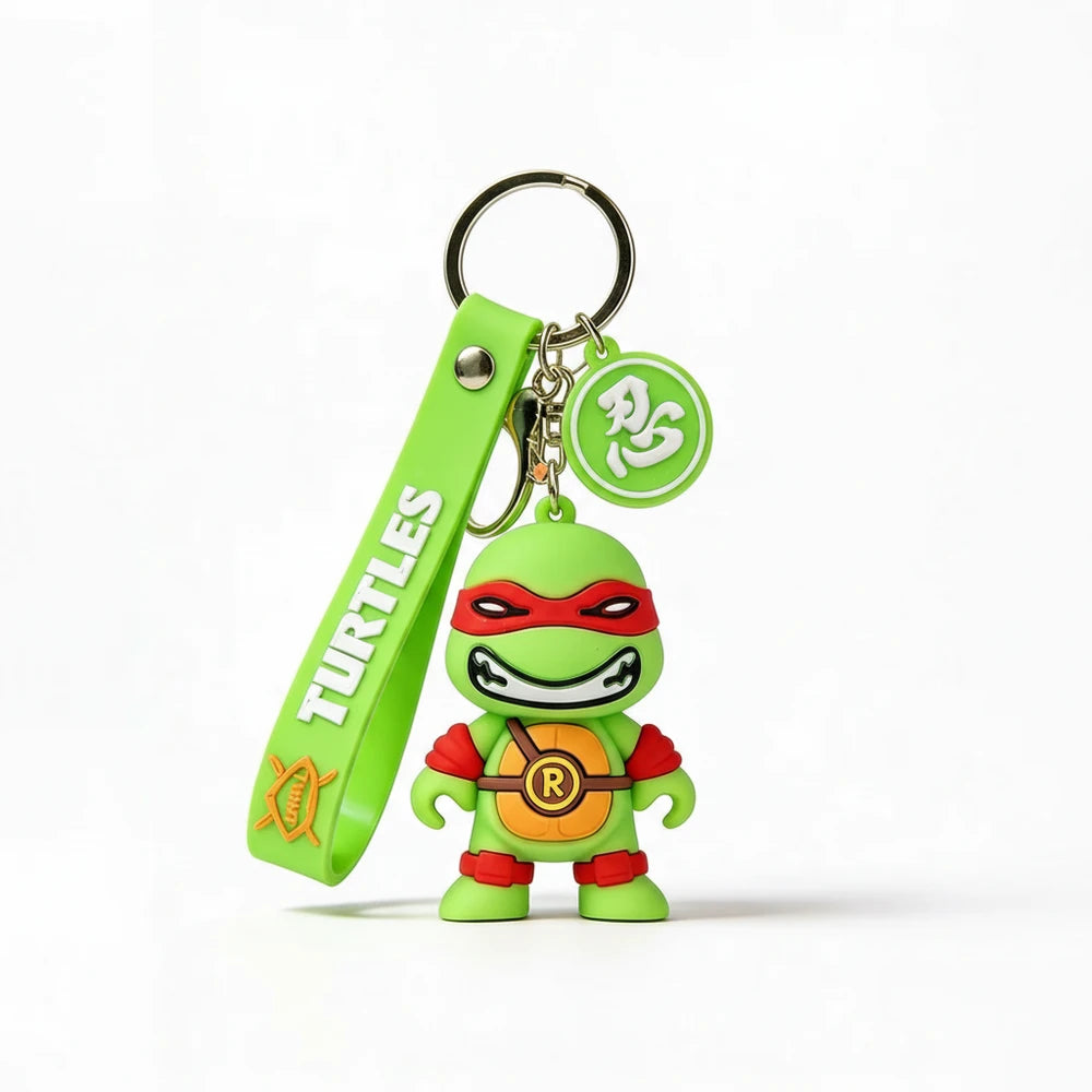 Keychain with a character from a popular franchise on a white background