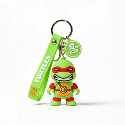 Keychain with a character from a popular franchise on a white background