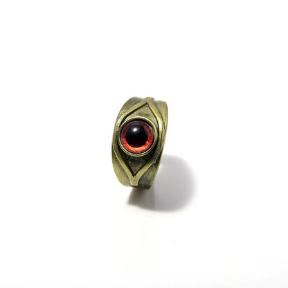 resident evil maroon eye ring