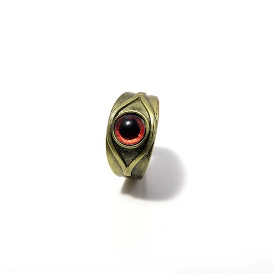 resident evil maroon eye ring