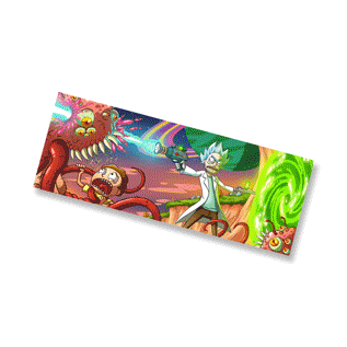 Lenticular Sticker - Rick and Morty 3D Motion Sticker