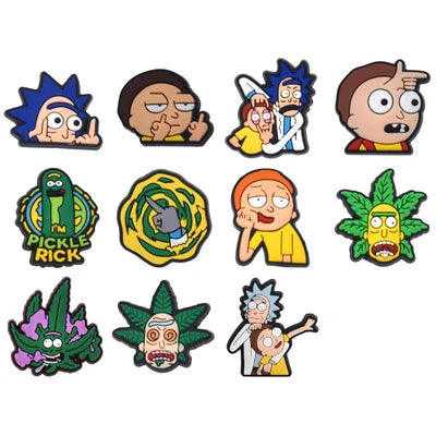 Rick and Morty Croc Charms