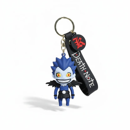 Keychain with a character from 'Death Note' on a white background