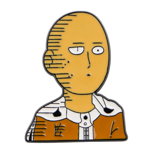 Saitama One Punch Man Enamel Pins