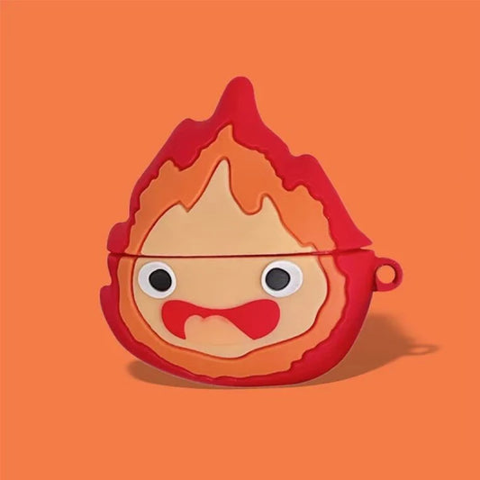 Calcifer Ghibli Galaxy Buds Case | Carabiner Included