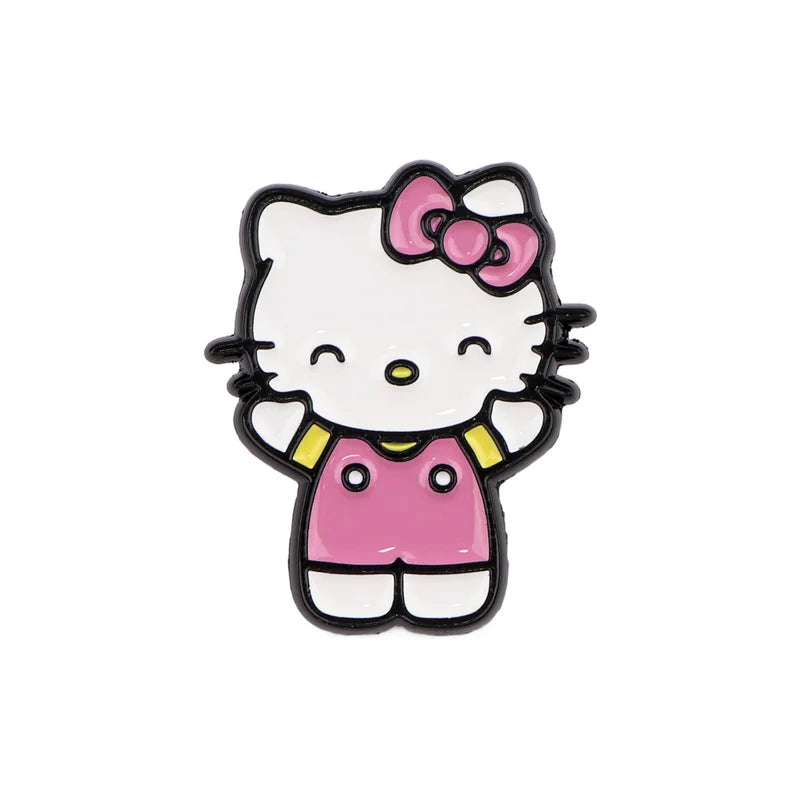 hello kitty pink enamel pin