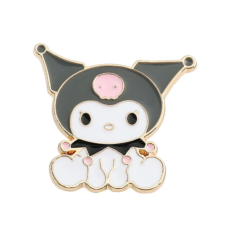 kuromi enamel pin for bags and clothes