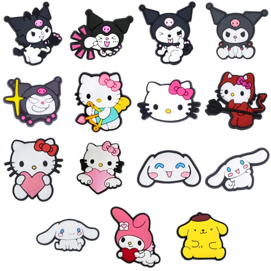 Sanrio Studio Kuromi Hello Kitty Pompompurin Croc Charms for Crocs | Jibbitz