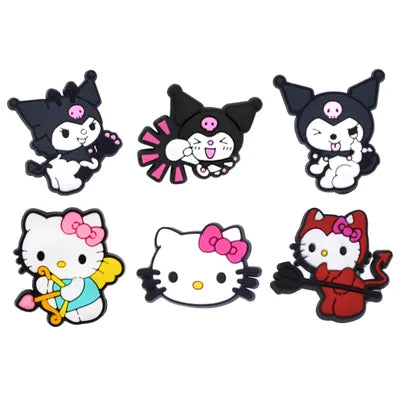 Sanrio Studio Croc Charms - Hello Kitty and Kuromi