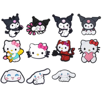 Sanrio Studio Croc Charms - Hello Kitty Kuromi and Cinamoroll