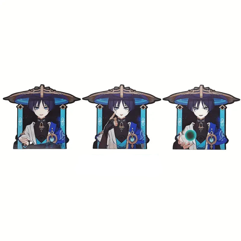 Wanderer Scaramouche Genshin Impact 3D Motion Car Decal Sticker