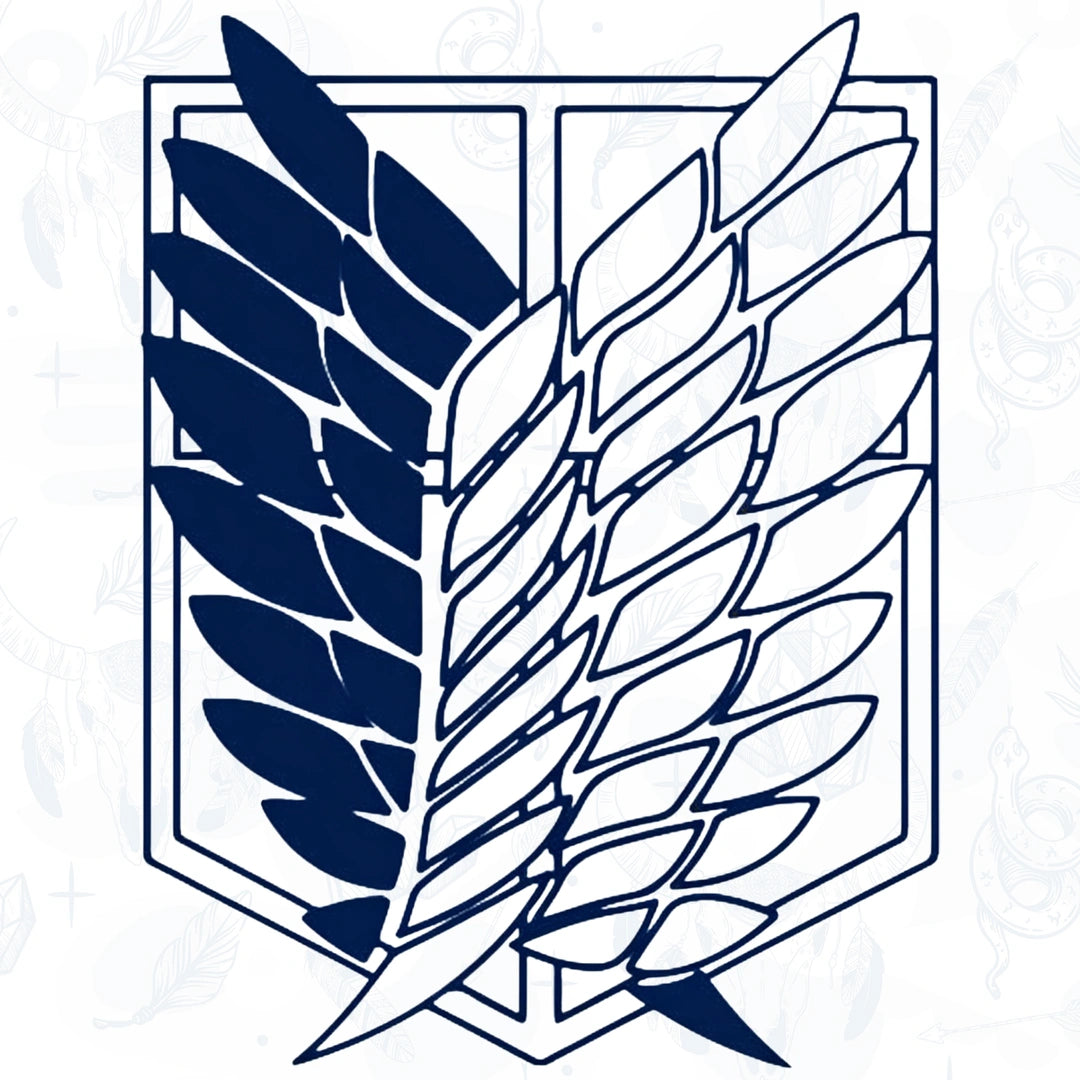 scout regiment from attack on titan semi permanent tattoo from inkbee store lebanon