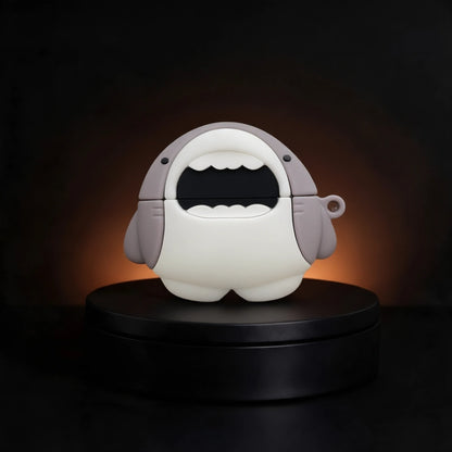 apple airpods and samsung galaxy buds shark shaped case from inkbee store lebanon