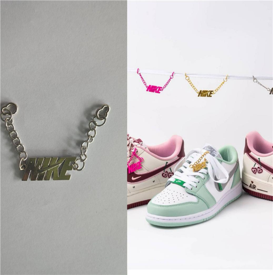 Silver Nike Shoelace Chain