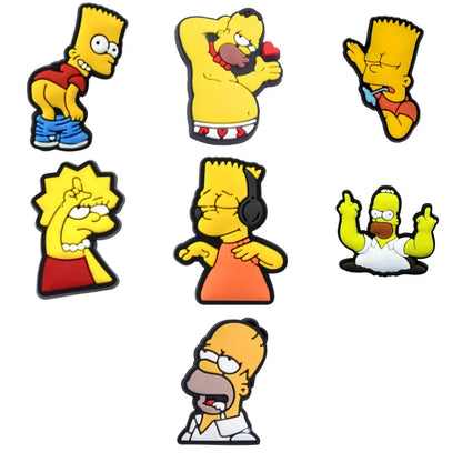 The Simpsons Croc Charms