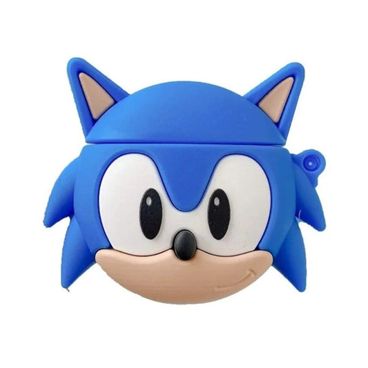 Blue cartoon character with large eyes and a simple expression on a white background