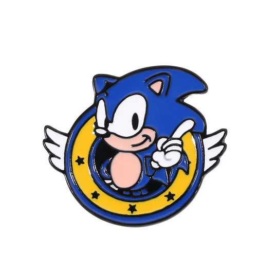 Sonic Enamel Pins