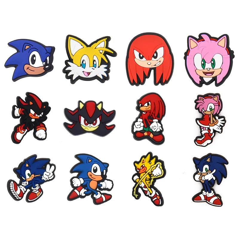 Sonic the Hedgehog Croc Charms