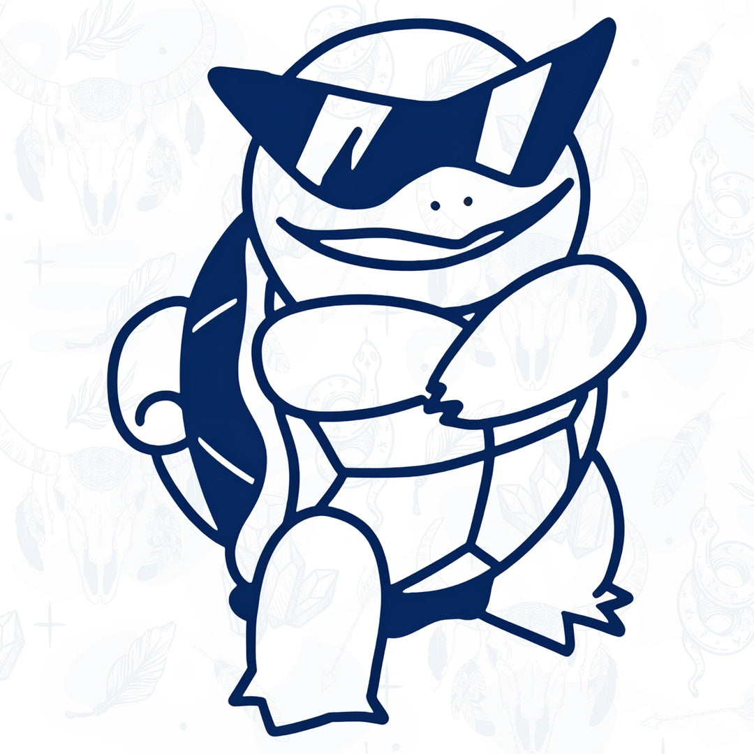 squirtle from pokemon semi permanent tattoo from inkbee store lebanon