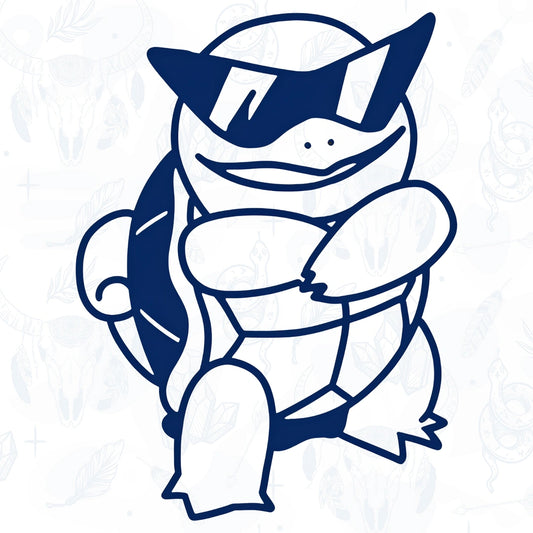 squirtle from pokemon semi permanent tattoo from inkbee store lebanon