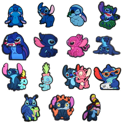 Collection of Stitch Croc Charms for Crocs