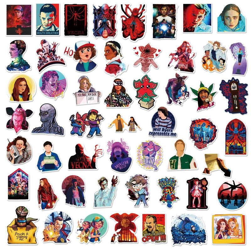 stickers on a white background