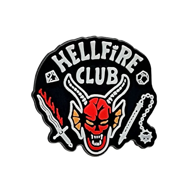 stranger things croc charm hellfire club  design for crocs | Jibbitz