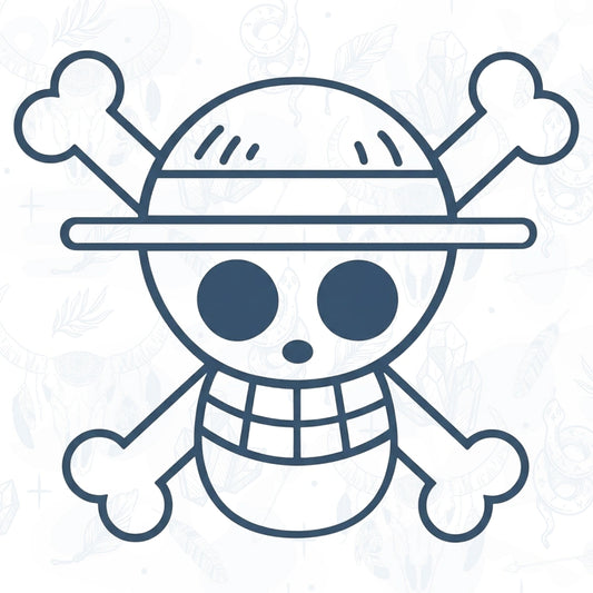 One Piece Straw Hat Semi Permanent Tattoo from Inkbee Store Lebanon