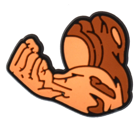 Flexed Biceps Strong Arm Fitness Clothing Pin