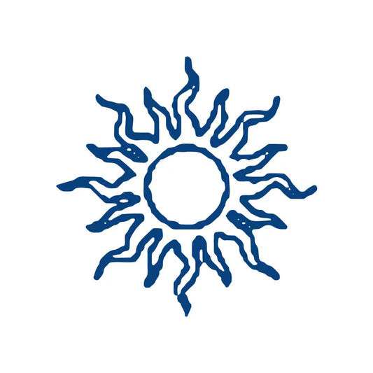 Sun Temporary tattoo design on a white background