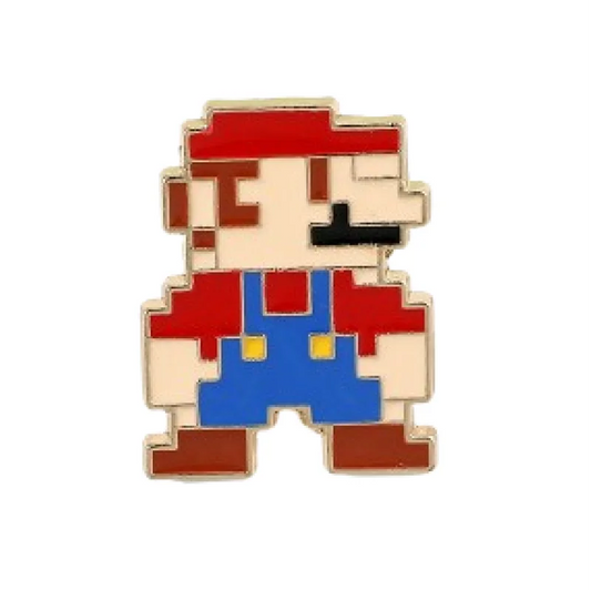 super mario enamel pin
